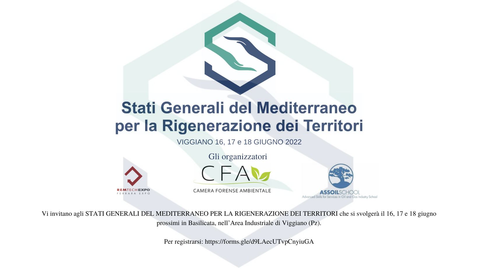 "Stati Generali del Mediterraneo per la rigenerazione dei territori"